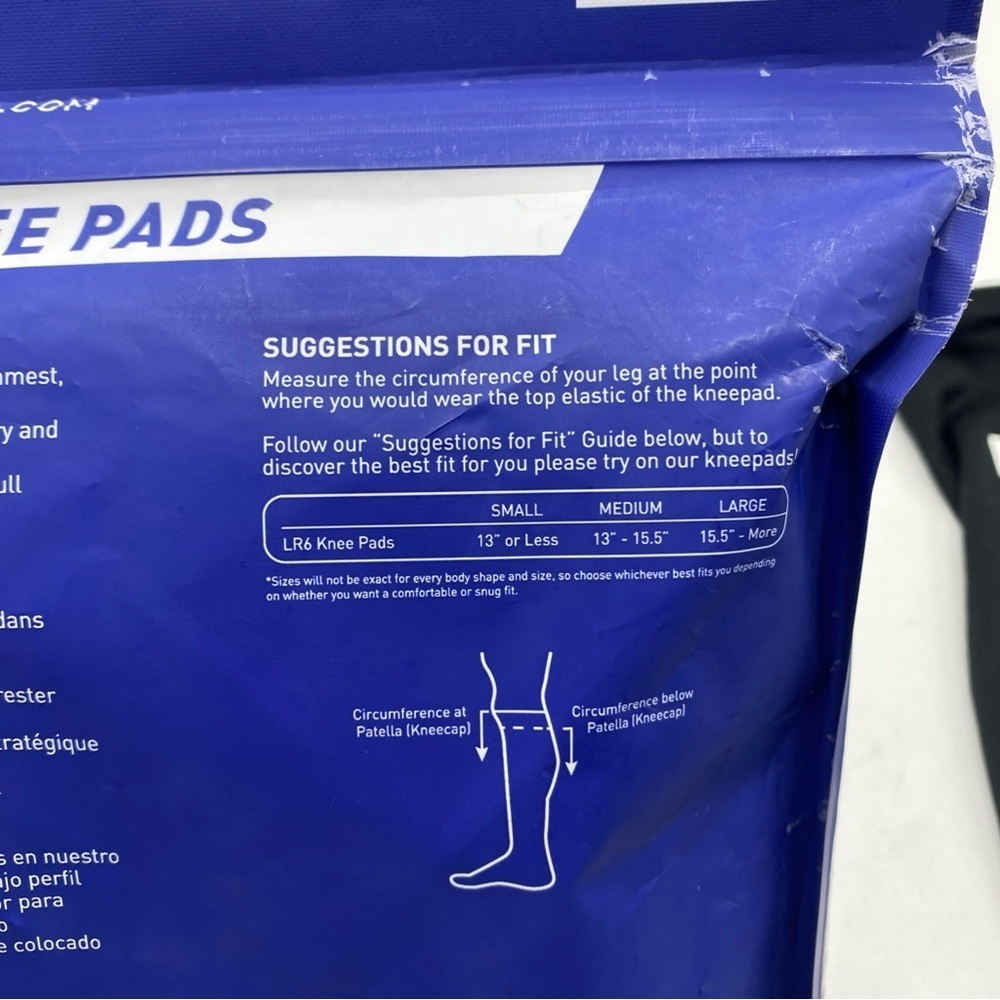 Mizuno LR6 Volleyball Kneepads White USA 6 3/4 Small - Picture 4 of 6